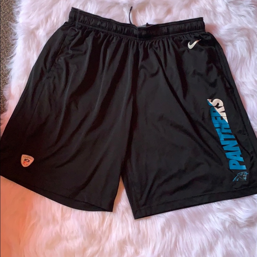 Nike NFL panther shorts